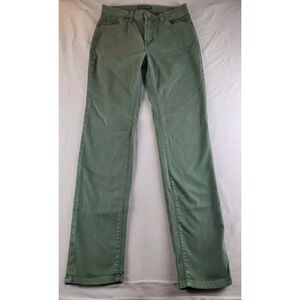 Monfrere Pants Mens 31 Green Army Stretch Performance Zip Pockets Japanese Denim